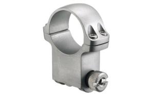 Ruger Scope Ring Single Extra High 1" Diameter Matte Stainless Steel 90292 0736676902927