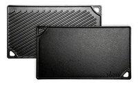 Lodge Logic Double Play Reversible Griddle, 16-3/16 X 9-7/16 X 1/2 Inches.