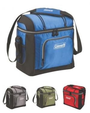 Coleman 16 Can Soft Cooler W/ Removable Hard Plastic Liner, Green, 11.81 x 6.69 x 11.81 in 3000001314 3000001314