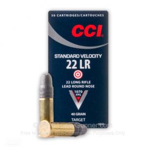 22 LR - 40 Grain LRN - CCI Standard Velocity - 5000 Rounds 35