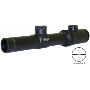 Weaver Classic Extreme Rifle Scope - 1.5-4.5x24mm Illuminated Dual-X Black Matte WE800702