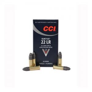 CCI Quiet-22 .22LR 40GR Lead Round Nose 50Rds 960