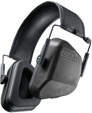 Champion Vanquish Passive Ear Muffs, Black, 41004