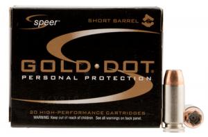 CCI Ammunition Speer Gold Dot GDHP 180 Grain Nickel Plated Brass .40 SW 20Rds 23974