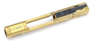 V Seven Tin Gold 5.56 AR-15/M16 Carrier, w/Properly Staked Gas Key, 8620 Alloy, 16.5 in, CARR-TiN556