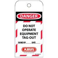 Saf T100 Laminated Vnyl Dno Saf Tag Pk10 078217730041