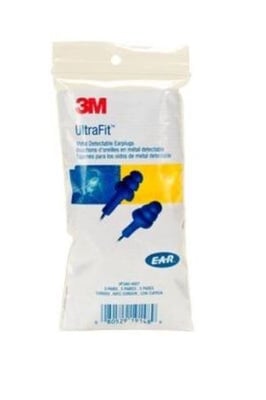3M Earplug Ultrafit Metal 100BX 340-4007, Box