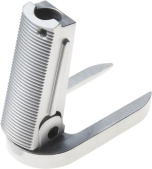 Nighthawk Custom Mainspring Housing, Officer Flat, Serrated, w/Magwell, Stainless, Fully Machined, SP0245 SP0245