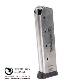 Nighthawk 1911 45 ACP 8 Round Stainless Magazine MG0042