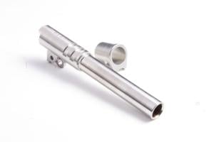 Nighthawk Custom Barrel, Drop-In, .45 ACP, 5in, Stainless, Fully Machined Steel, with Bushing, Link, and Pin, SDP1000 080683002195