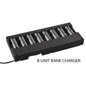 Streamlight 8-Unit Bank Charger w/Batteries - 12V DC, Black, 20223