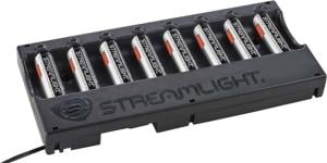 Streamlight 8-Unit Bank Charger 12V DC with Batteries 