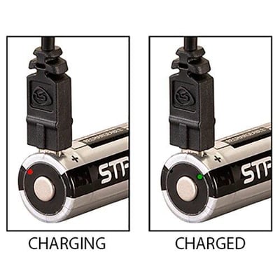 Streamlight 18650 li-ion rechargeable batteries with micro USB charge port 22102