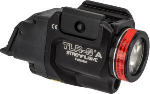 Streamlight TLR-8 A Weapon Light, Low Switch Mounted on TLR-8A, Green Beam, Black, 69432