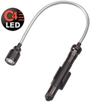 Streamlight Junior Luxeon Reach Black C4 LED Flashlight W/ Alkaline Batteries 71600