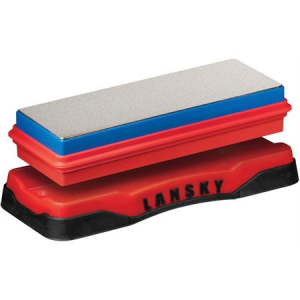 Lansky Sharpeners 9540 Double Side Diamond Benchstone Knife Sharpener