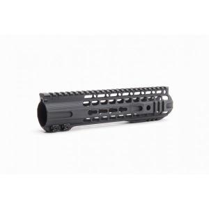 SLR 10 inch SOLO KeyMod .308 High Profile Handguard, Black, 308H-SOLO10KM
