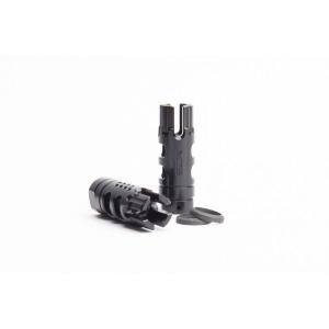 SLR Synergy BCF Muzzle Brake/Compensator/Flash Hider, 30 Cal, 5/8x24 Thread, Black, MD-30-BCF