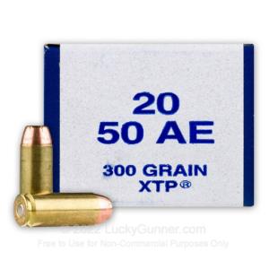 50 Action Express - 300 Grain XTP JHP - Armscor USA - 400 Rounds 0812285021997