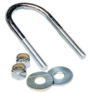 Tie Down Engineering U Bolt Square Pair Zinc Plated 1/2 13in x 3 1/8in x 4 x 2in, 86826