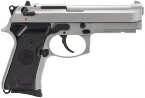 Beretta 92FS Compact w/Rail Inox Stainless 9mm 4.25-inch 13Rds Safety/Decocker J90C9F20