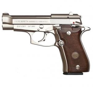 Beretta 84FS Cheetah Nickel/Wood Grips .380 ACP 3.8-inch 13Rds 082442815008