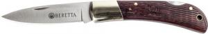 Beretta BERETTA KNIFE MULTI-USE HUNTING LOCK BACK 2.95" WOOD 082442846040