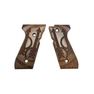 BERETTA Big Arrows Walnut Grips 92 Series E02830