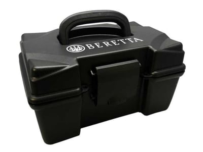 Beretta Shotgun Shell Hard Carrying Case, Holds 100 12 GA Shells, Water Resistant E02870