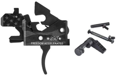 The Triggered Company Disruptor AR-15 3 Position Black "USA 250 Special Edition" Drop In Forced Reset Trigger