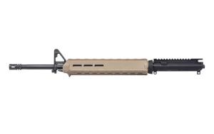 Aero Precision AR-15 Complete Upper Receiver, 5.56, Rifle Length, 20 inch Barrel w/Pinned FSB, Magpul MOE Handguard, A2 Flash Hider, FDE Cerakote, APAR502502M66