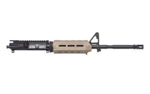 Aero Precision AR-15 Complete Upper Receiver, 5.56, Carbine Length, 16 inch Barrel w/Pinned FSB, Magpul MOE Handguard, A2 Flash Hider, FDE Cerakote, APAR502504M64