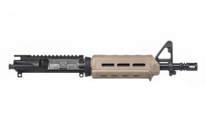 Aero Precision AR-15 Complete Upper Receiver, 5.56, Carbine Length, 10.5 inch Barrel w/Pinned FSB, Magpul MOE Handguard, A2 Flash Hider, FDE Cerakote, APAR502504M3