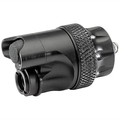 SureFire Scout Light Black Low-Current Dual-Switch Tailcap Assembly, Push-Button and Remote Switch, Aluminum, MIL-SPEC Anodized (DSE-BK) 084871332026