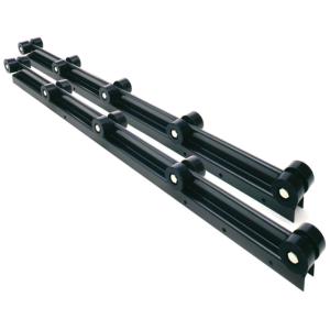 Dutton-Lainson Deluxe Roller Bunk 6355 - 5', Black Powder Coat, 21755