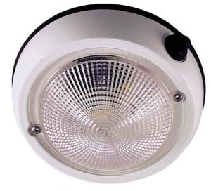 Perko Exterior Surface-Mount Dome Light 5, 1253DP2WHT