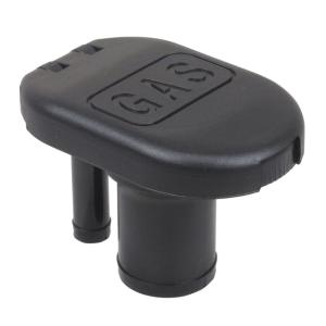 Perko Combination Vented Gas Fill/Tank f/1-1/2 Hose - Straight Neck, 1319DPGBLK