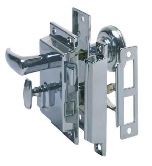 Perko Rim Lock Set Regular Bevel, 0918DP0CHR