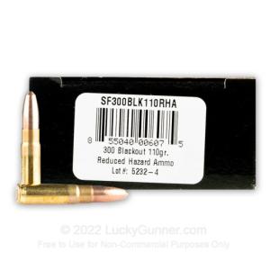 300 AAC Blackout - 110 Grain Frangible - SinterFire - 1000 Rounds 0855040006076