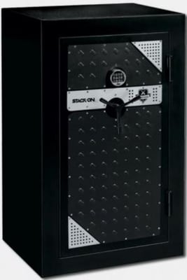 Stack-On Tactical Fire Resistant Security Safe,35.25x26.75x59in,Matte Black/Silver/Gray TS-20-MB-E-S 085529130209