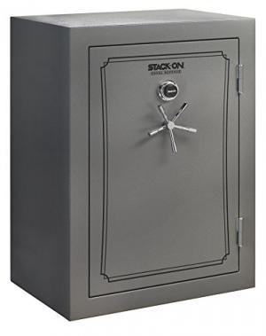 Stack-On TD-69-GP-C-S Total Defense 51-69 Gun Safe with Combination Lock, Gray Pebble