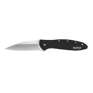 Kershaw Leek Folding Knife 3-inch Blade in Stonewash Black w / SpeedSafe opening 087171035079