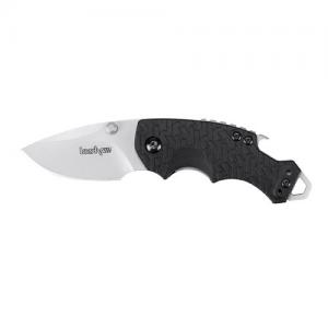 Kershaw Shuffle Folding Knife Stainless / Black 2.375-inch Drop Point 