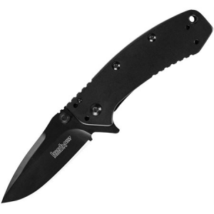 Kershaw Knives 1556BLK Cryo II Black Assisted Opening Framelock Folding Pocket Knife