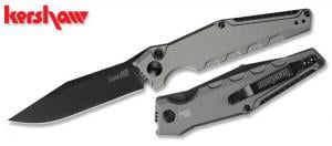 Kershaw Launch 7 Knife Gray/Black 3.75-inch - Push Button Open 7900GRYBLK