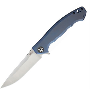 Zero Tolerance Knives 0452BLU Large Sinkevich Framelock Blk