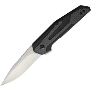 Kershaw 1160SAT Kershaw Knives Fraxion Linerlock Knife with Black G10 Handle