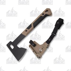 Kershaw Knives Deschutes Bearded Hatchet 1075x | Tan | Nylon/Rubber/Stainless Steel | LAPoliceGear.com 087171057439