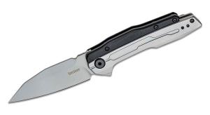 Kershaw 2049 Lithium Assisted Flipper Knife 3.25&quot; Bead Blasted Drop Point Blade 