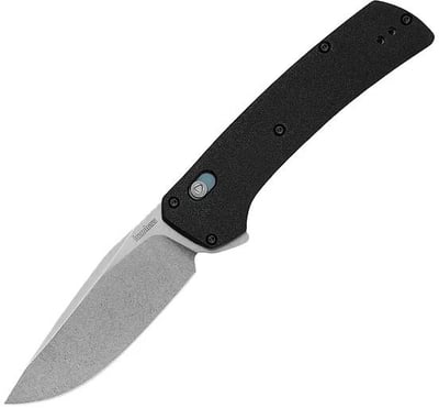 Kershaw Layup Assisted Opening Pocket Knife 3.4" Drop Point D2 Stonewashed Blade Glass Reinforced Nylon (GRN) Handle Black 087171067476